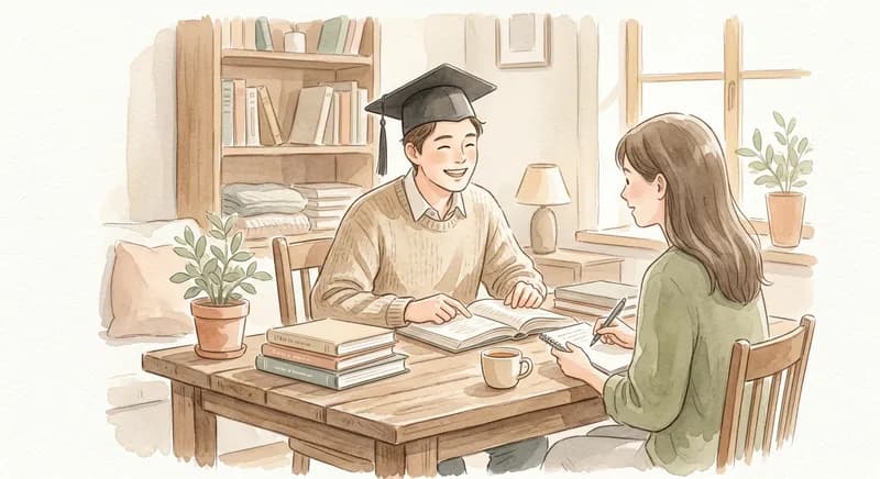 상담사 교육 프로그램 일러스트